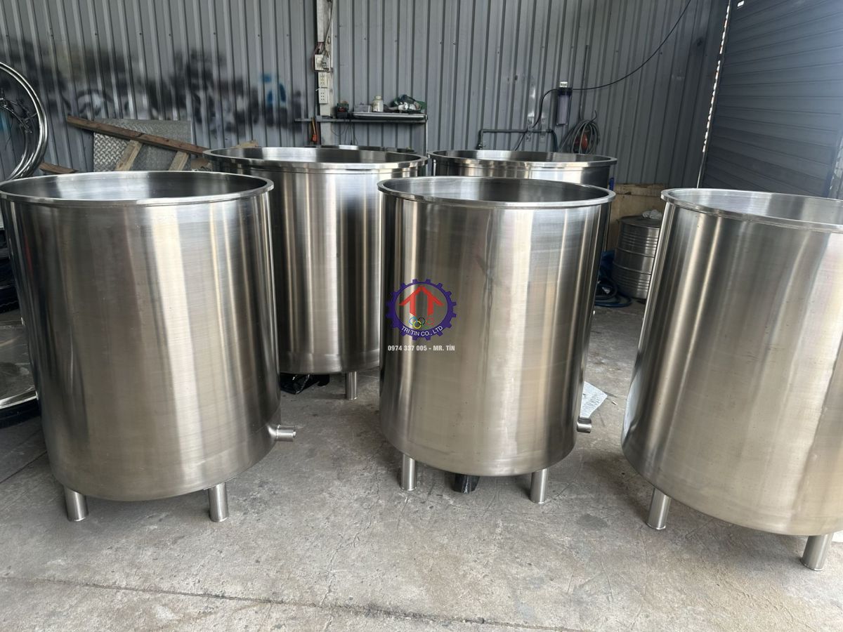 Gia công hoàn thiện bồn Inox