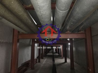 Gia cố hầm lưu hóa công ty Kumho