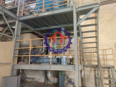 Gia công hệ thống hút bụi công ty Alltech