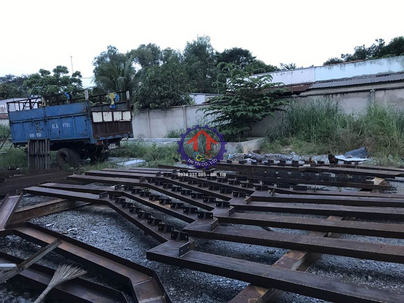 Gia công cầu thang thép 1