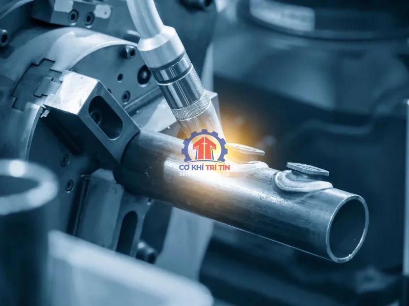 Mối hàn TIG tự động trên đường ống inox vi sinh