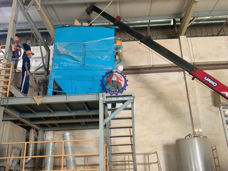 gia công hệ thống hút bụi công ty Alltech