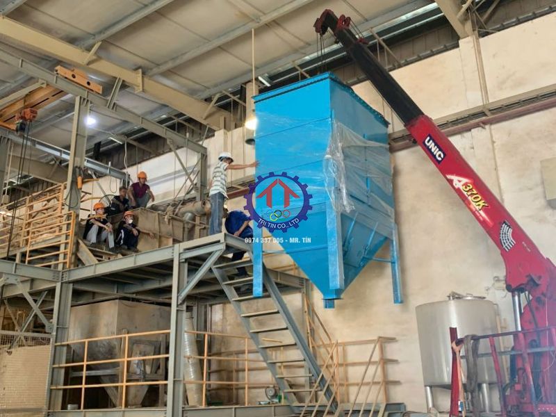 gia công hệ thống hút bụi công ty Alltech